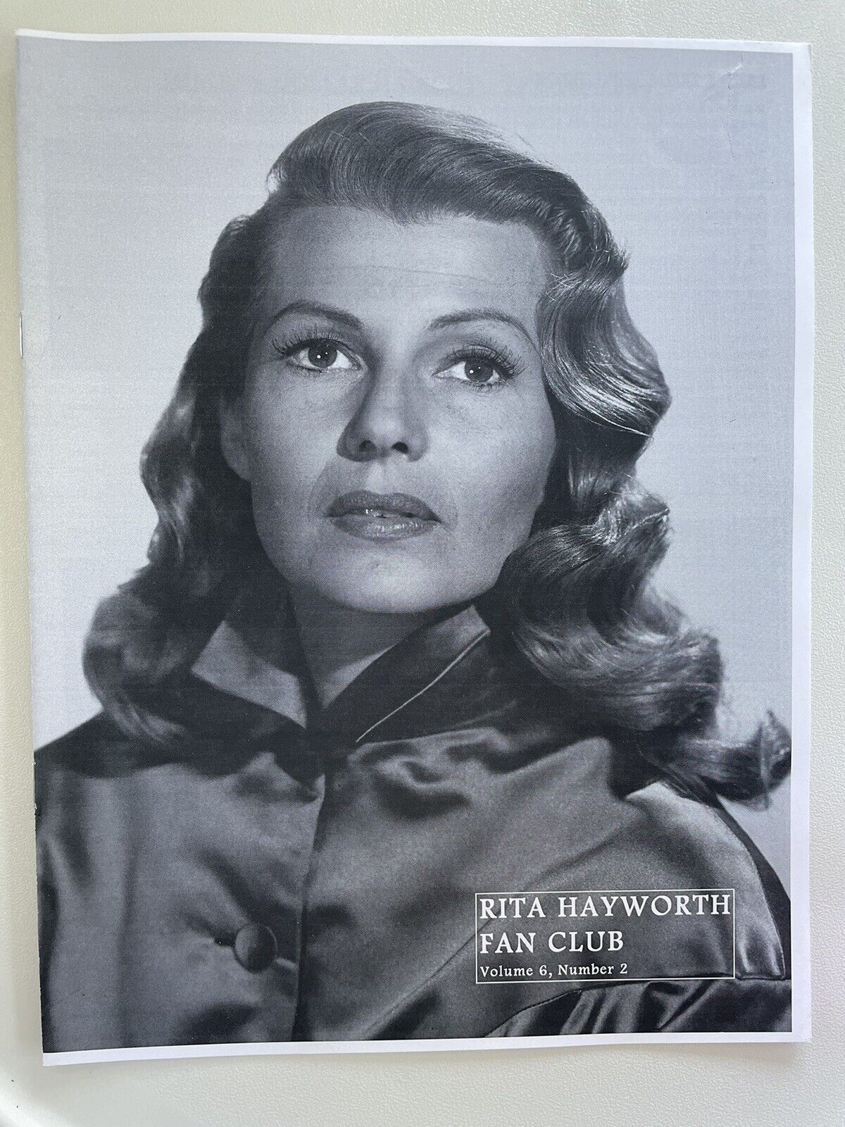 RITA HAYWORTH Fan Club Newsletter, 4 Issues, Rare Photos, 32 Pages Total