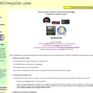 eBook Compiler Software: create your own eBooks