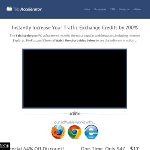 Tab Accelerator - Powerful Traffic Exchange Software