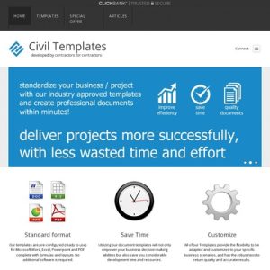 Civil Engineering Templates - Project Management Document Templates