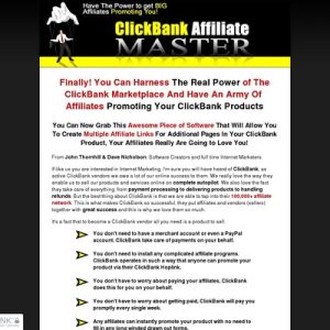 ClickBank Affiliate Master — ClickBank Affiliate Master