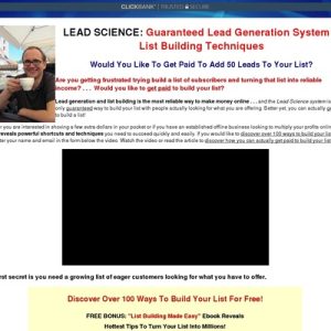 Lead Science Generation System - The only Guaranteed list building system