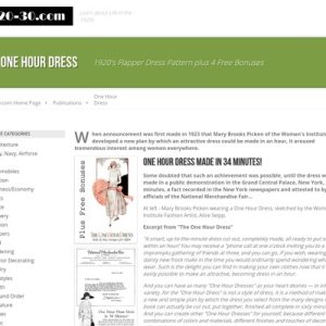 ONE HOUR DRESS