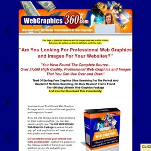 The Ultimate Web Graphics Package From Web Graphics 360.com