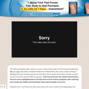 Psoriasis Revolution Video - Heal Psoriasis In 7 Days