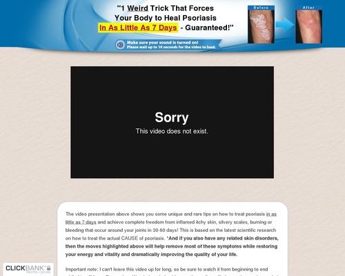 Psoriasis Revolution Video - Heal Psoriasis In 7 Days