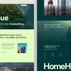 HomeHymn: Elementor Template for Real Estate Consultants