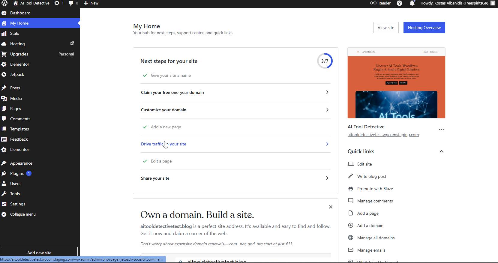 Creating an AI Blog on WordPress.com in 2026 1 2026 06 28 19 05 40