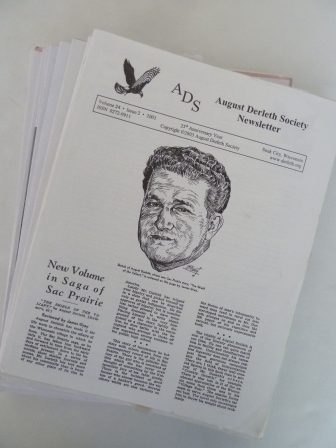 Lot of August Derleth Society newsletters 2003-2010